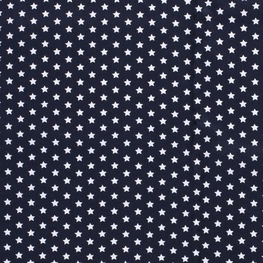 Baumwolle Sterne MINI Standard Dunkelblau Baumwolle Sterne MINI Standard Dunkelblau