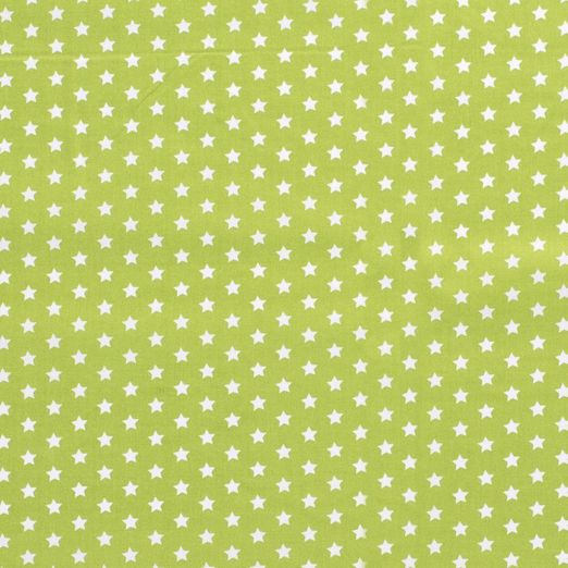 Baumwolle Sterne MINI Standard Kiwi