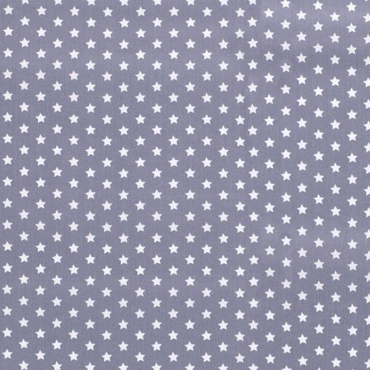 Baumwolle Sterne MINI Standard Grau