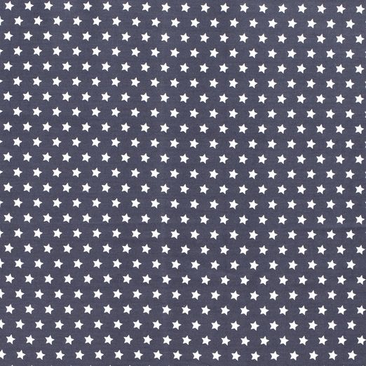 Baumwolle Sterne MINI Standard Anthrazitgrau Baumwolle Sterne MINI Standard Anthrazitgrau