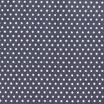 Baumwolle Sterne MINI Standard Anthrazitgrau