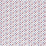 Baumwolle Sterne im Kreis auf Weiß