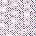 Baumwolle Sterne im Kreis auf Weiß