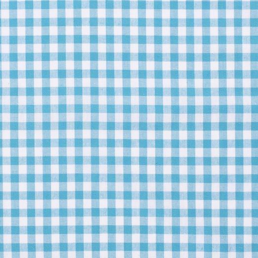 Baumwolle Karo Maxi Standard Türkis Baumwolle Karo Maxi Standard Türkis