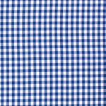 Coton Carreaux Standard Bleu Roi