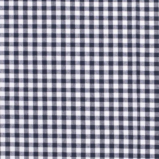 Baumwolle Karo Maxi Standard Dunkelblau