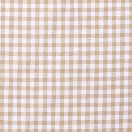 Baumwolle Karo Maxi Standard Hellbraun Baumwolle Karo Maxi Standard Hellbraun