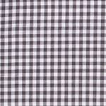 Coton Carreaux Standard Gris Foncé