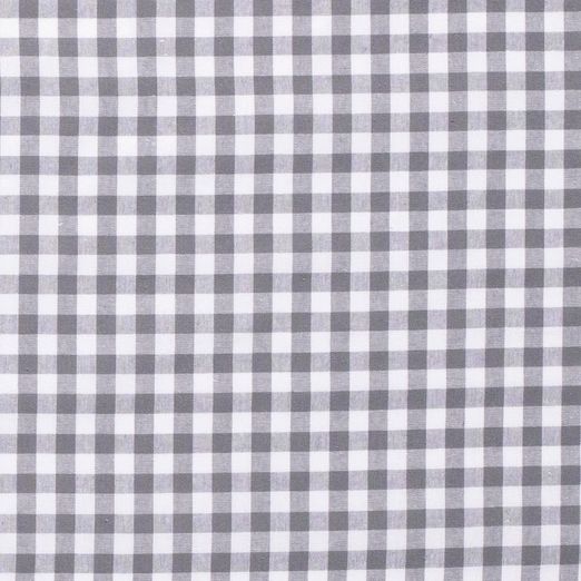 Baumwolle Karo Maxi Standard Anthrazit