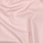 Coton Rayures Saumon