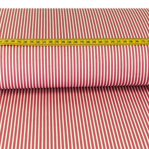 Baumwolle Stripes Altrosa