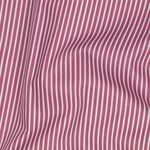 Coton rayé vieux rose