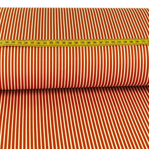 Baumwolle Stripes Terracotta Baumwolle Stripes Terracotta