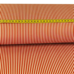 Baumwolle Stripes Terracotta