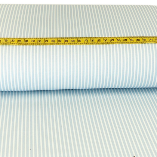 Baumwolle Stripes Hellblau Baumwolle Stripes Hellblau
