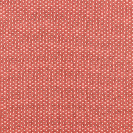 Baumwolle Mini Stars Koralle Baumwolle Mini Stars Koralle