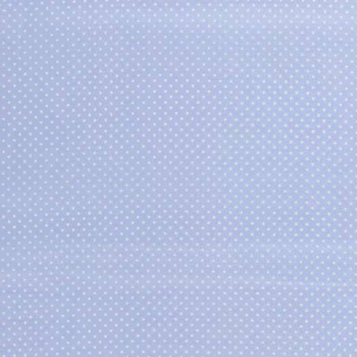 Baumwolle Mini Punkte Standard Hellblau