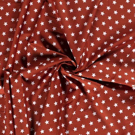 Baumwolle Sterne Standard Blutorange Baumwolle Sterne Standard Blutorange