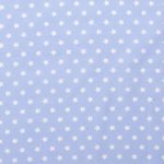 Coton Étoiles Standard Bleu Clair