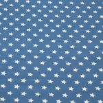 Baumwolle Sterne Standard Rauchblau