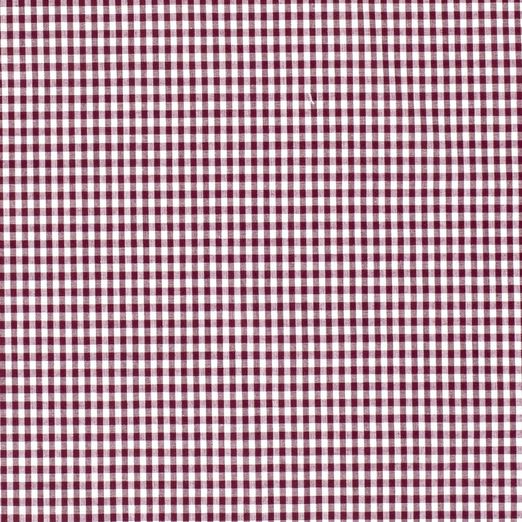 Baumwolle Karo Midi Standard Bordeaux Baumwolle Karo Midi Standard Bordeaux