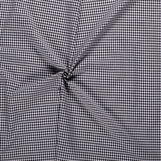 Baumwolle Karo Midi Standard Schwarz Baumwolle Karo Midi Standard Schwarz