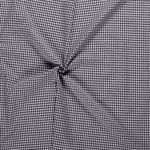 Baumwolle Karo Midi Standard Schwarz