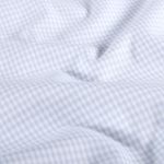 Coton Mini Carreaux Bleu Clair