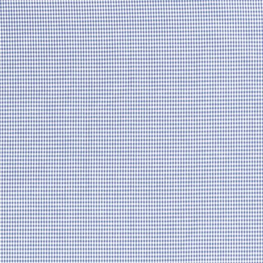 Baumwolle Karo Mini Standard Rauchblau