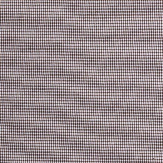 Baumwolle Karo Mini Standard Dunkelbraun Baumwolle Karo Mini Standard Dunkelbraun