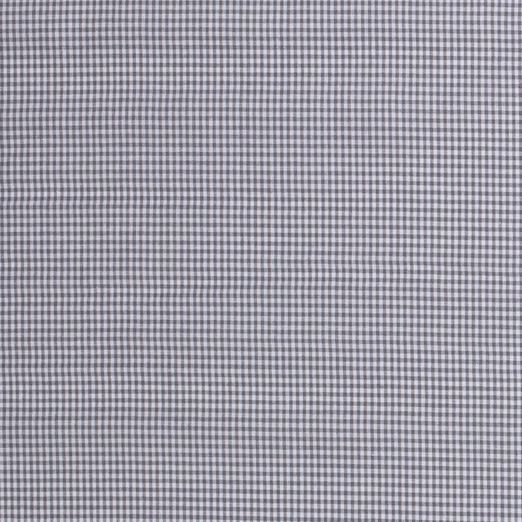 Baumwolle Karo Mini Standard Anthrazit