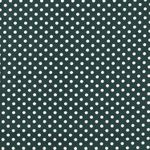 Coton Pois Standard Vert Foncé