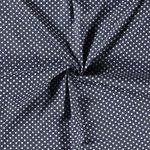 Baumwolle Punkte Standard Anthrazitgrau