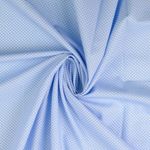 Coton Mini Pois Bleu Clair