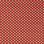 Coton Pois Standard Orange Sanguine