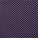 Coton à pois standard violet foncé