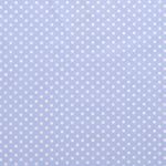 Baumwolle Punkte Standard Hellblau