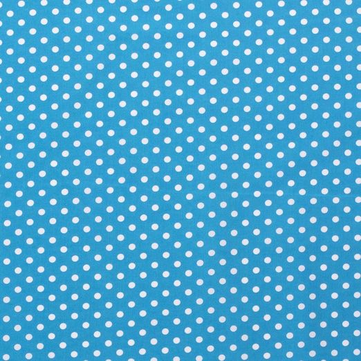 Baumwolle Punkte Standard Türkis