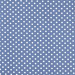 Baumwolle Punkte Standard Marine