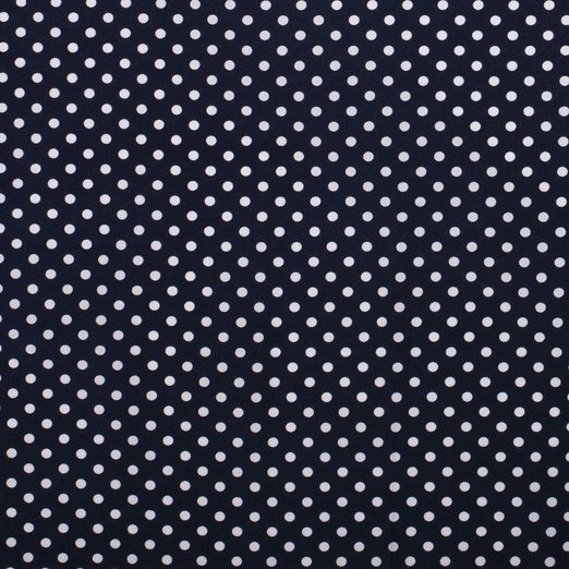 Baumwolle Punkte Standard Dunkelblau Baumwolle Punkte Standard Dunkelblau