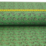 Baumwolle Zebras Dunkelmint