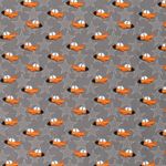 Baumwolle Stars & Jets auf Dunkelgrau