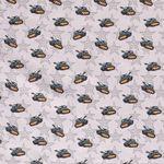 Coton Tanks & Étoiles sur Gris Clair