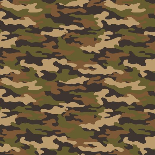 Baumwolle Camouflage Grün