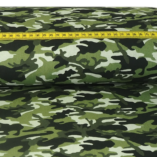 Baumwolle Tarnmuster Grün