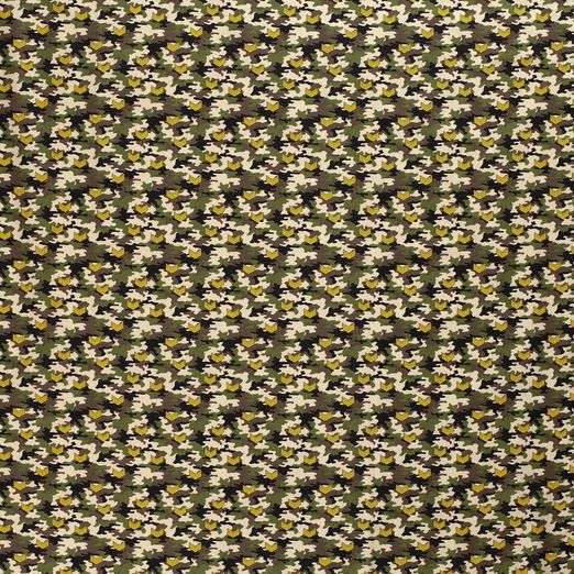 Baumwolle Camouflage mit Abzeichen Khaki