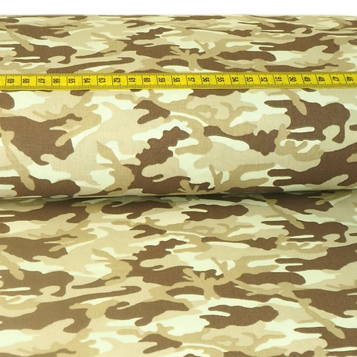 Baumwolle Tarnmuster Braun