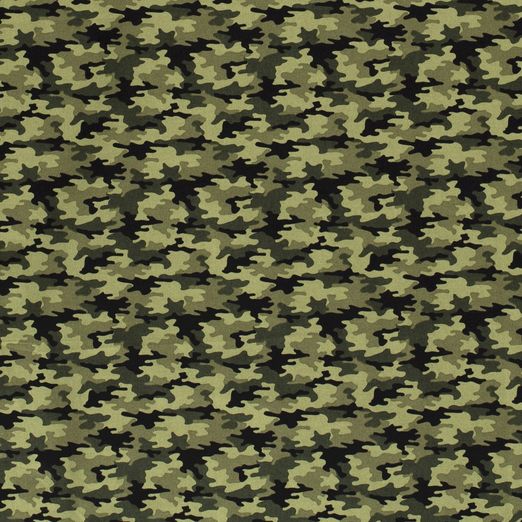Baumwolle New Camouflage Grün