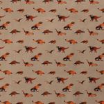 Baumwolle mit Tarnmuster auf Taupe – Camouflage