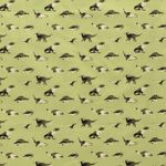 Baumwolle mit Tarnmuster auf Lime